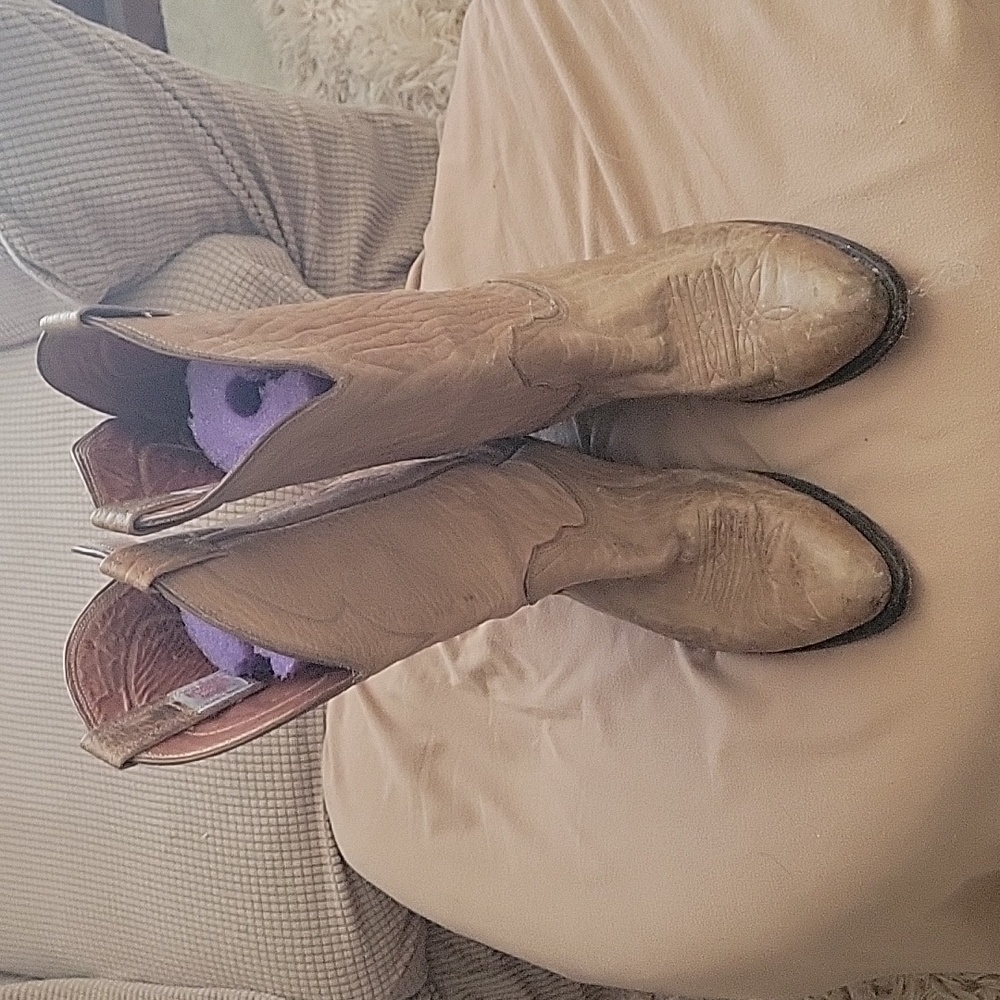 Mens Nocona Boots size 20.5 Tan